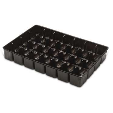 ANL Plastics black line tray for praniles and chocolates